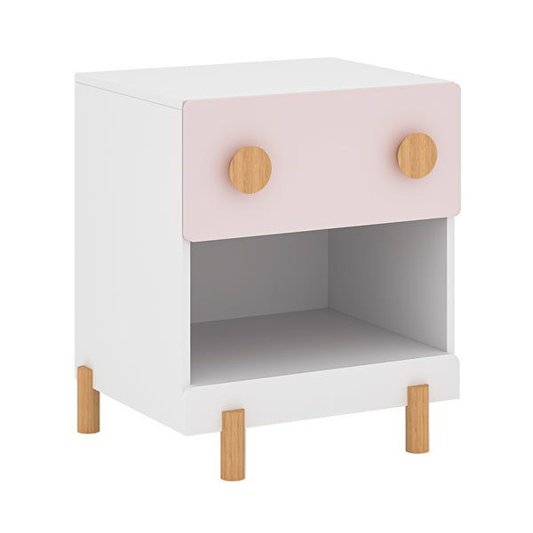 Comodino per Cameretta Vaarentaa 47x40x35 cm [en.casa]