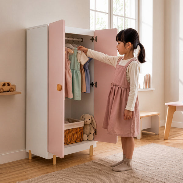 Armoire à vêtements pour enfants Vaarentaa [en.casa]