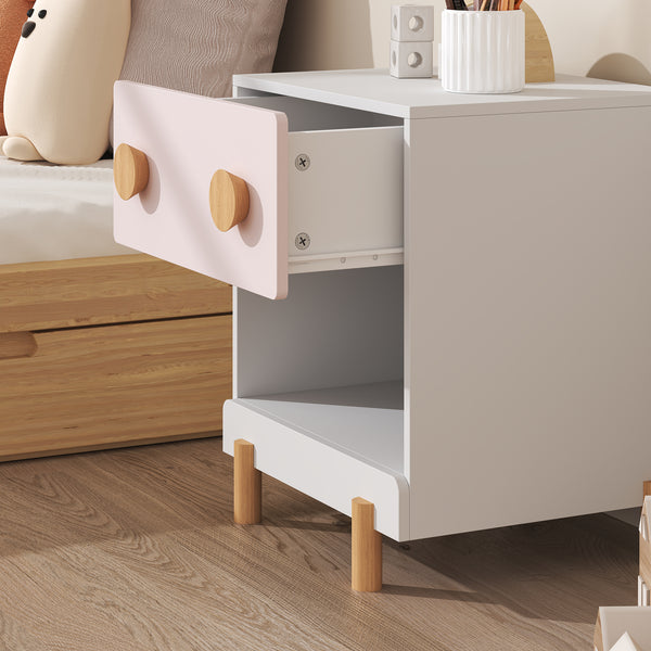 Comodino per Cameretta Vaarentaa 47x40x35 cm [en.casa]