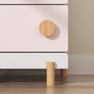 Comodino per bambini Vaarentaa 47x40x35 cm [en.casa]