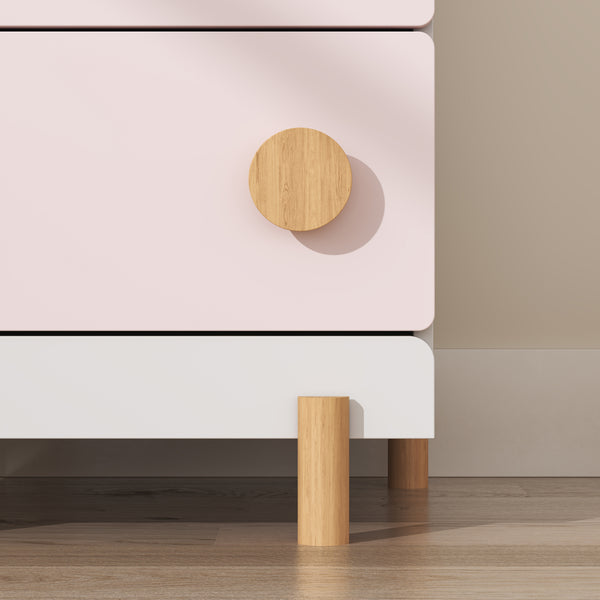 Comodino per bambini Vaarentaa 47x40x35 cm [en.casa]