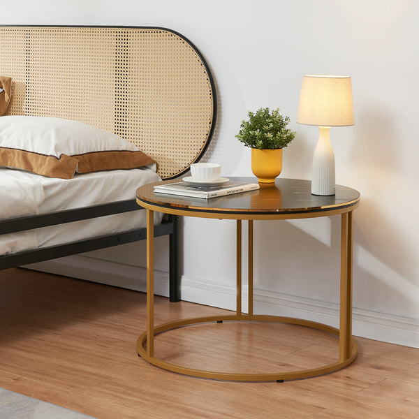 Table basse Aulum ronde 50 x 70 cm [en.casa]