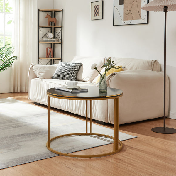 Table basse Aulum ronde 50 x 70 cm [en.casa]