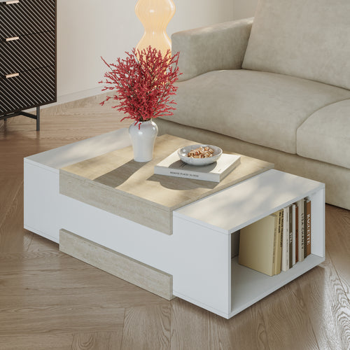 Table basse Eljak 110 x 57 x 31 cm [en.casa] 