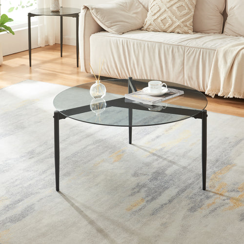 Couchtisch Ulökantaa Ø80x40 cm [en.casa]