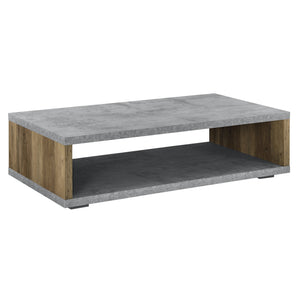 [en.casa] Table Basse Moderne Plateau MDF Robuste Rectangulaire