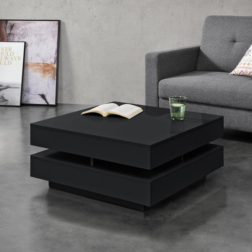Table basse Märsta 75 x 75 x 35,5 cm en différentes couleurs en.casa - premiumXL
