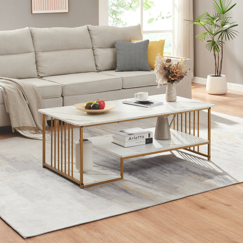 Tavolino Centrale da Salotto Klibro 120x60x42 cm [en.casa] 