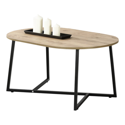 Couchtisch Valdemarsvik 100x60x47cm Eiche - Optik [en.casa] - premiumXL