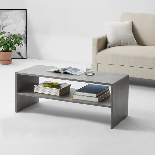 Table Basse de Salon Trier  100 x 40 x 40 cm Plusieurs Couleurs [en.casa]