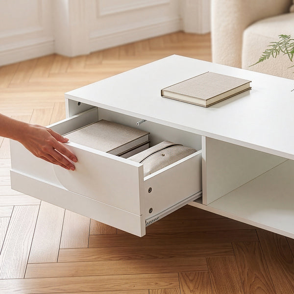 Table basse Katanshumn avec rangement 110x55x39 cm [en.casa]
