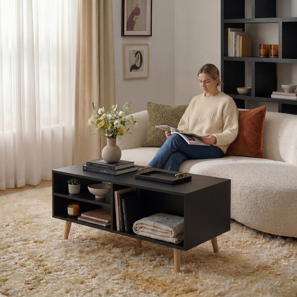 Couchtisch Nand mit 2 Schubladen [en.casa]