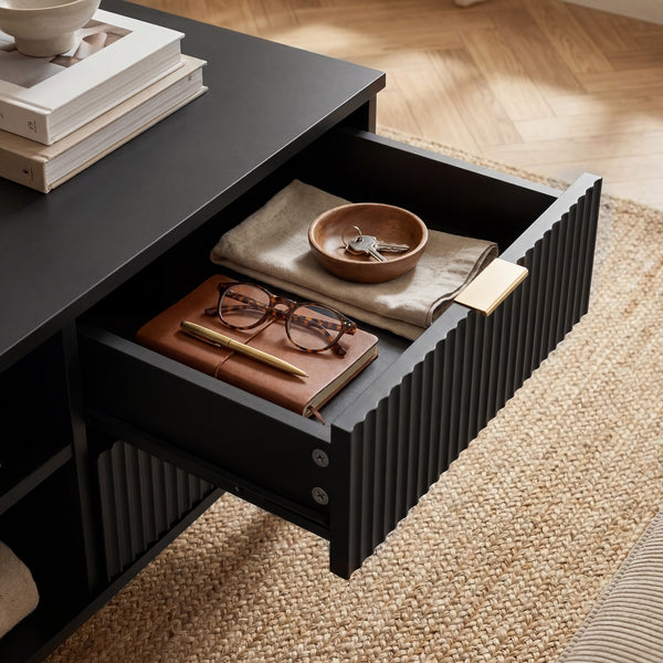 Couchtisch Nand mit 2 Schubladen [en.casa]