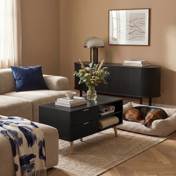 Couchtisch Nand mit 2 Schubladen [en.casa]