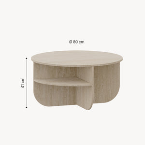 Table basse Reykhon 80 x 41 cm [en.casa]