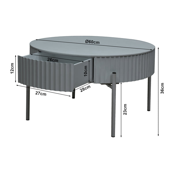 Table basse Rill 36 x 60 cm [en.casa]