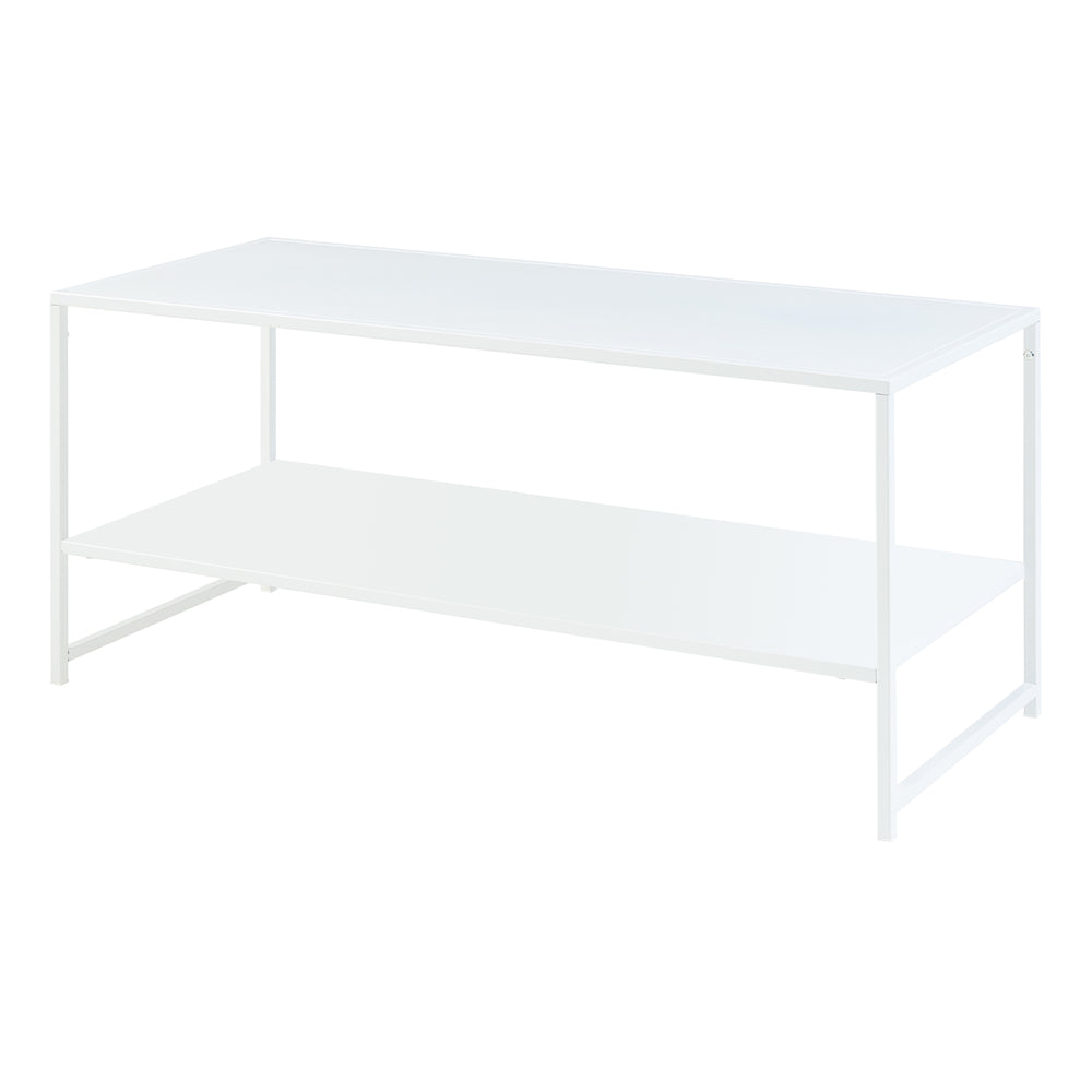 Table basse Ruokolahti acier 102x43x46cm [en.casa] - premiumXL