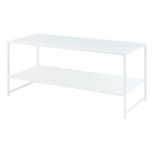 Table basse de salon Ruokolahti acier 102 x 43 x 46 cm [en.casa]