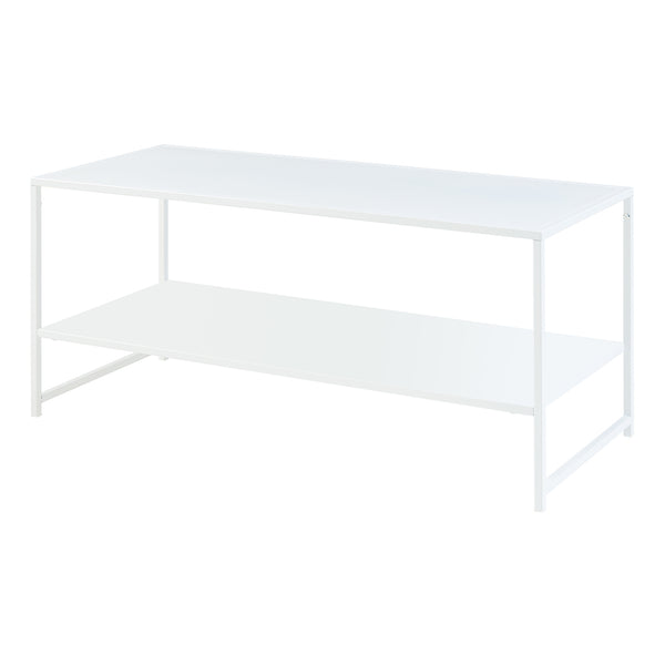 Table basse de salon Ruokolahti acier 102 x 43 x 46 cm [en.casa]
