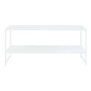 Table basse de salon Ruokolahti acier 102 x 43 x 46 cm [en.casa]