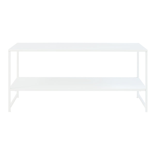 Table basse de salon Ruokolahti acier 102 x 43 x 46 cm [en.casa]