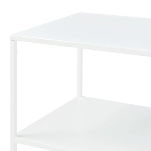 Table basse de salon Ruokolahti acier 102 x 43 x 46 cm [en.casa]