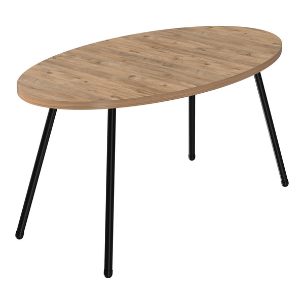 Tavolino Basso da caffè 'Skærbæk' (AxLxP) 43 x 90 x 50 cm Tavolino da Salotto con Piano Ovale in Vari Colori [en.casa]
