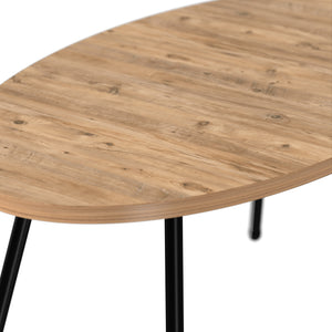 Tavolino Basso da caffè 'Skærbæk' (AxLxP) 43 x 90 x 50 cm Tavolino da Salotto con Piano Ovale in Vari Colori [en.casa]