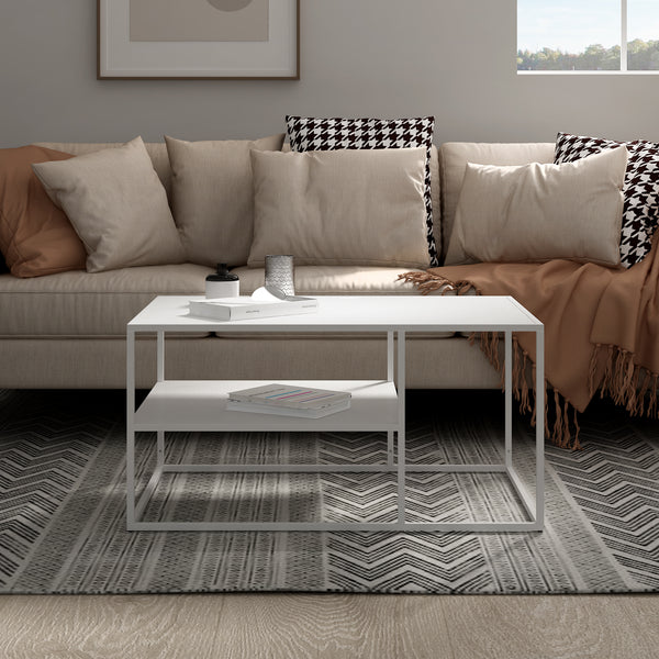 Table basse Solund du Salon Rectangulaire 45 x 90 x 60 cm [en.casa]