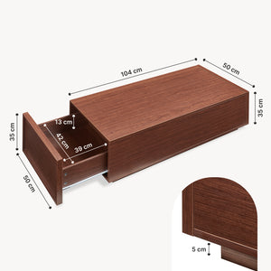 Table basse Turur 104 x 50 x 40 cm [en.casa] 