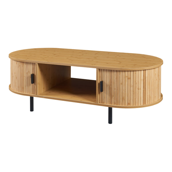 Table basse Tvedestrand 120 x 55 x 40 cm bambou [en.casa]