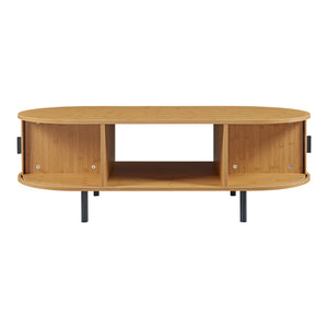 Table basse Tvedestrand 120 x 55 x 40 cm bambou [en.casa]