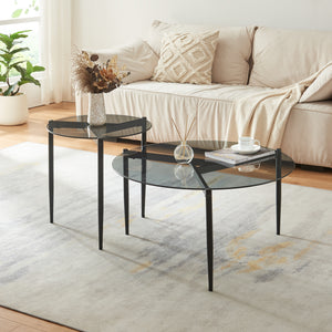Couchtisch Ulökantaa Ø80x40 cm [en.casa]