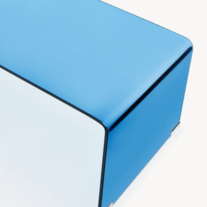 Couchtisch Väsas 90x45x35 cm gehärtetes Glas [en.casa]