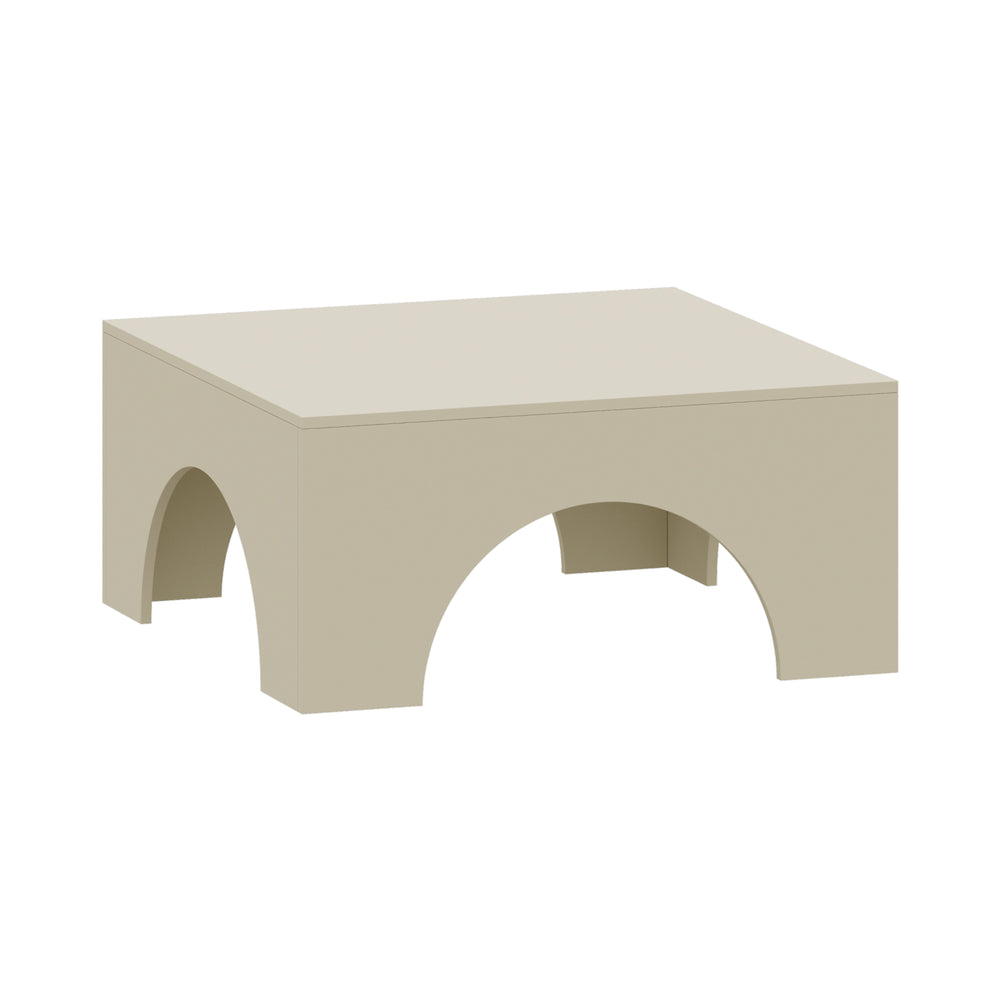 Tavolino da Salotto Vivatka con Piano Quadrato 80 x 80 x 37 cm - Vari Colori [en.casa] 