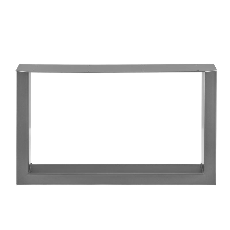 Croquis coté Set de 2 pieds de table Makers Rectangulaire Plusieurs tailles et couleurs [en.casa] 