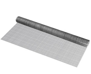 Maschendrahtzaun 1x5 m/Rolle Stahl verzinkt Grau pro.tec