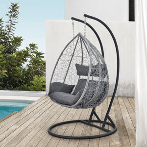 Siège Suspendu Capileira 2 Places Panier Cadre Coussins Plusieurs couleurs [en.casa]