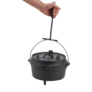 Forno Olandese 'Enkhuizen' in Ghisa - Capienza Varia - Pentola e Padella a Tre Piedi [en.casa] 