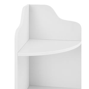 Scaffale Angolare Bjurholm a 4 Ripiani Aperti 90 x 28 x 28 cm [en.casa]