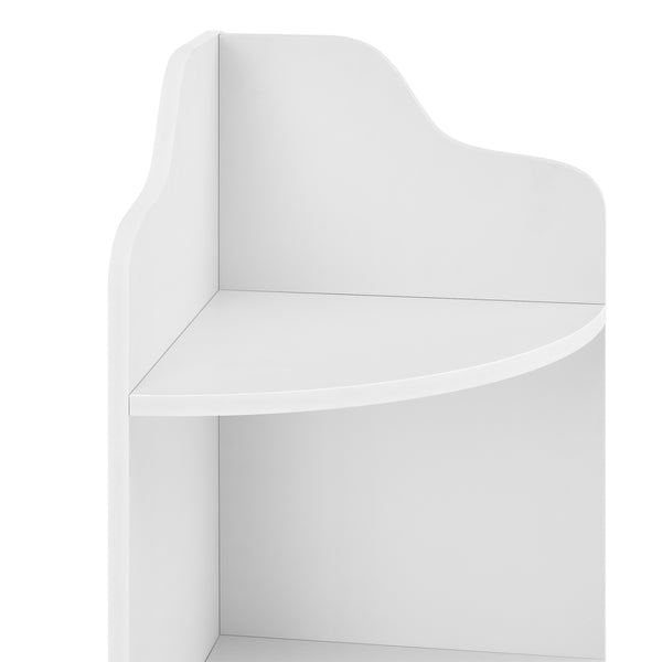 Scaffale Angolare Bjurholm a 4 Ripiani Aperti 90 x 28 x 28 cm [en.casa]