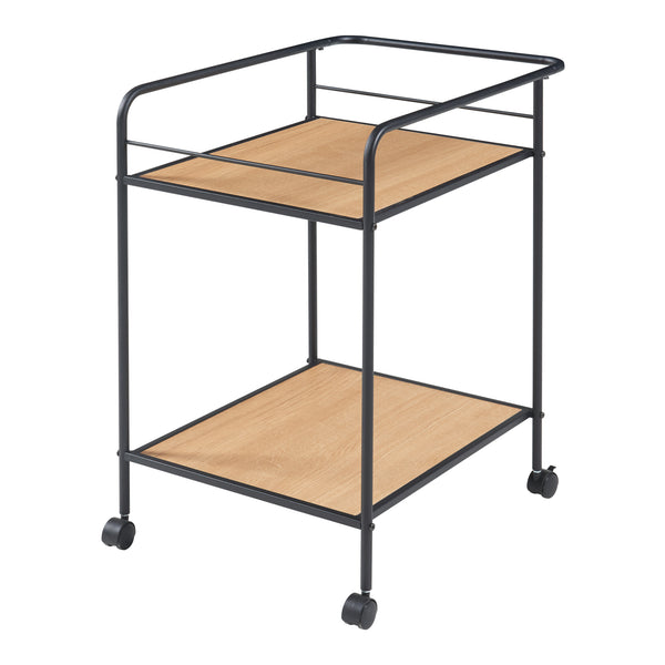 Chariot de service Hole avec 2 étagères 72 x 62 x 45 cm [en.casa]