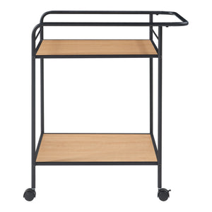 Chariot de service Hole avec 2 étagères 72 x 62 x 45 cm [en.casa]