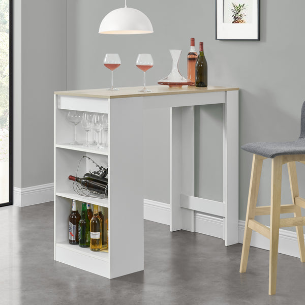 Table de Bar Kouvola 110 x 50 x 103 cm [en.casa]