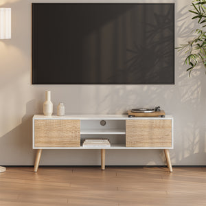 Mobile Porta TV Eskilstuna a 2 Ante e Ripiani 120 x 30 x 47 cm [en.casa]