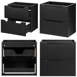 Mobile Sottolavabo da Parete NEWPORT con Cassetti [en.casa]