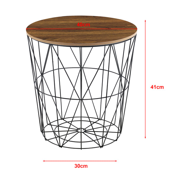 Set de 2 Tables Gigognes Codogno Plusieurs Tailles [en.casa]