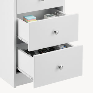 Schreibtisch Lemberg 120x50x72 cm mit Schubladen + Ablage en.casa