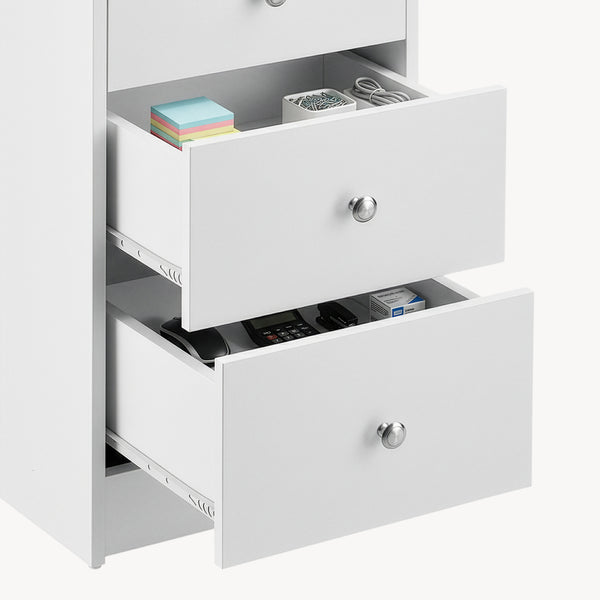 Schreibtisch Lemberg 120x50x72 cm mit Schubladen + Ablage en.casa