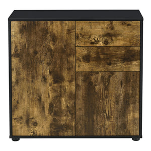 Comò Paarl con 2 Ante e 2 Cassetti 74x79x36 cm [en.casa] 